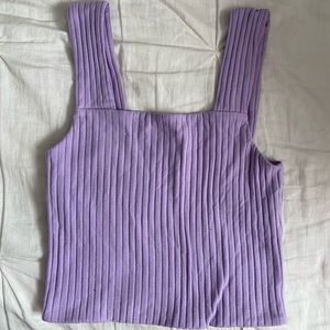 Light Purple American Eagle Crop Top